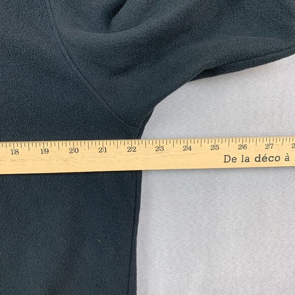 Vintage Spyder Mens Sweater Medium Black Fleece 1/4 Zip Long Sleeve Lightweight - Picture 7 of 10